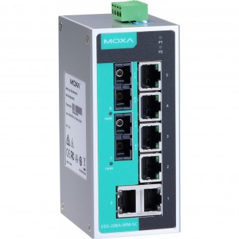 Коммутатор MOXA EDS-208A-MM-SC Коммутатор MOXA EDS-208A-MM-SC