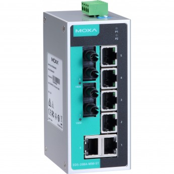 Коммутатор MOXA EDS-208A-MM-ST-T Коммутатор MOXA EDS-208A-MM-ST-T