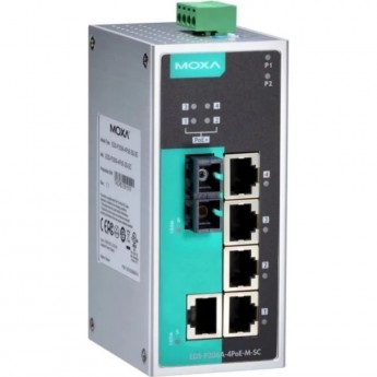 Коммутатор MOXA EDS-P206A-4PoE-M-ST-T Коммутатор MOXA EDS-P206A-4PoE-M-ST-T